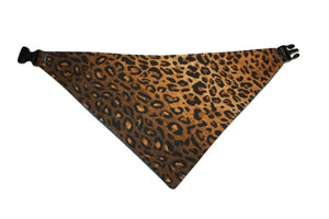 Leopard Print Reversible Dog Bandana