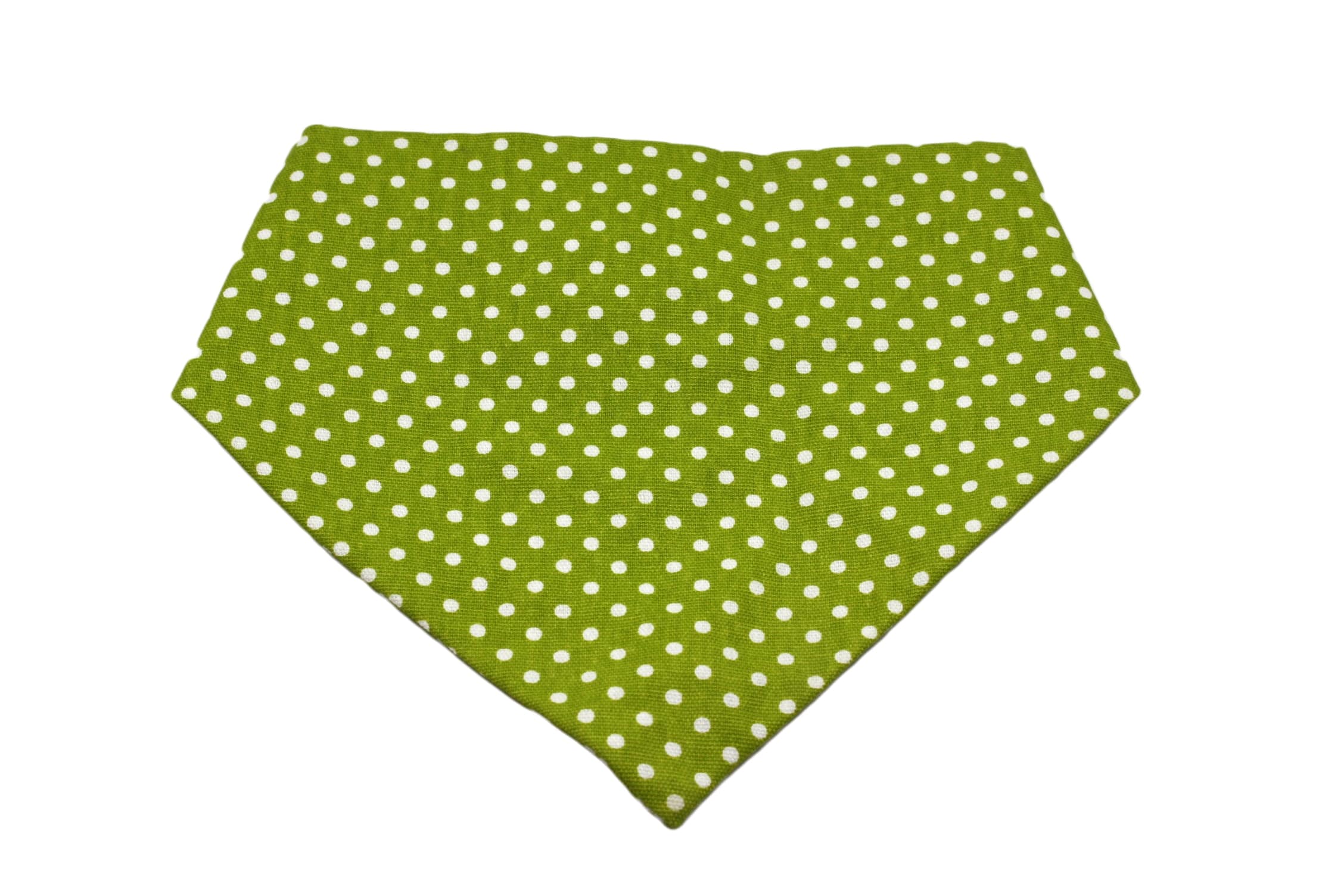 Lime Green Skull Reversible Dog Bandana