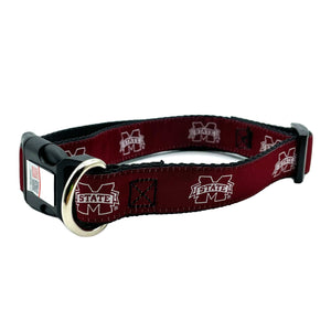 Mississippi State Bulldogs Premium NCAA Dog Collar