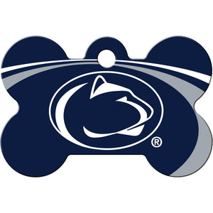 Penn State Nittany Lions NCAA Pet ID Tag - Large Bone
