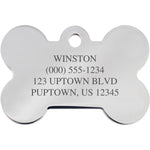 Load image into Gallery viewer, St George&#39;s Cross Flag Pet ID Tag - Large Bone
