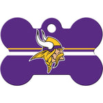 Load image into Gallery viewer, Minnesota Vikings NFL Pet ID Tag - Large Bone
