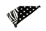 Load image into Gallery viewer, Zebra Print Reversible Dog Bandana
