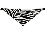 Load image into Gallery viewer, Zebra Print Reversible Dog Bandana
